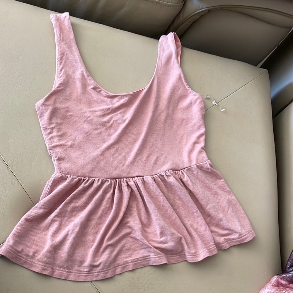 Pink crop top